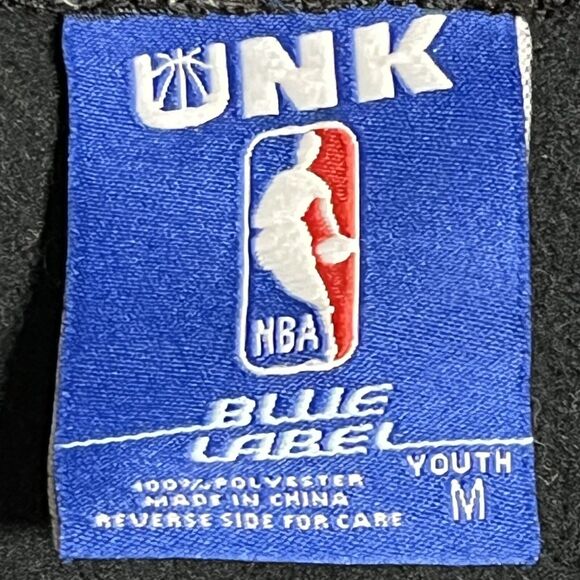 Los Angeles LA Clippers NBA Jacket Blue Label UNK Pockets Black Red Youth Medium - Picture 5 of 10